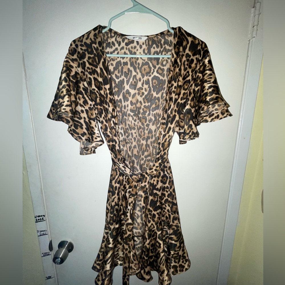 Leopard print dress